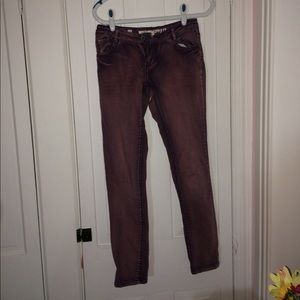 EUC Pink acid wash jeans